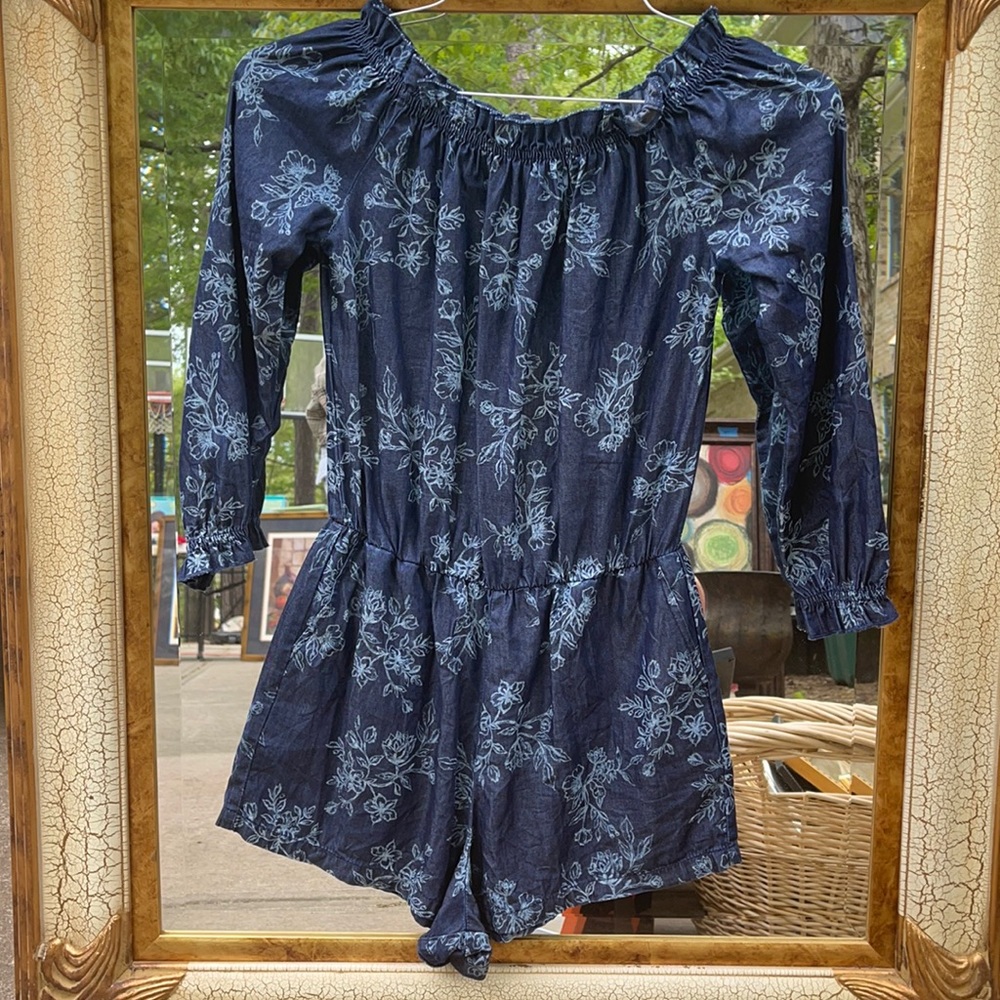 blue romper